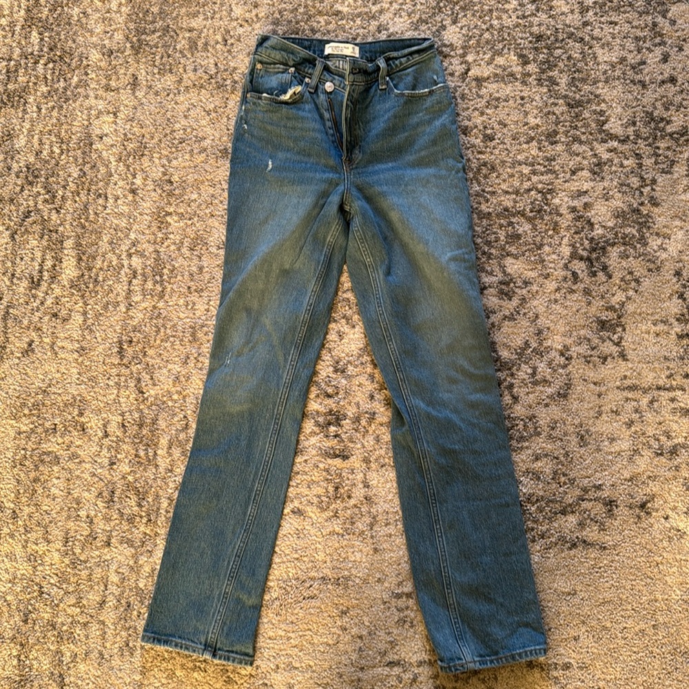 Abercrombie & Fitch The 90’s straight ultra high-rise